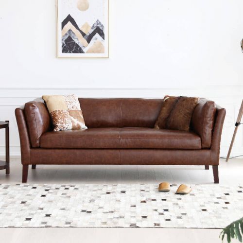Dusk Sofa Bedandbasics, Inexpensive Leather Sofa