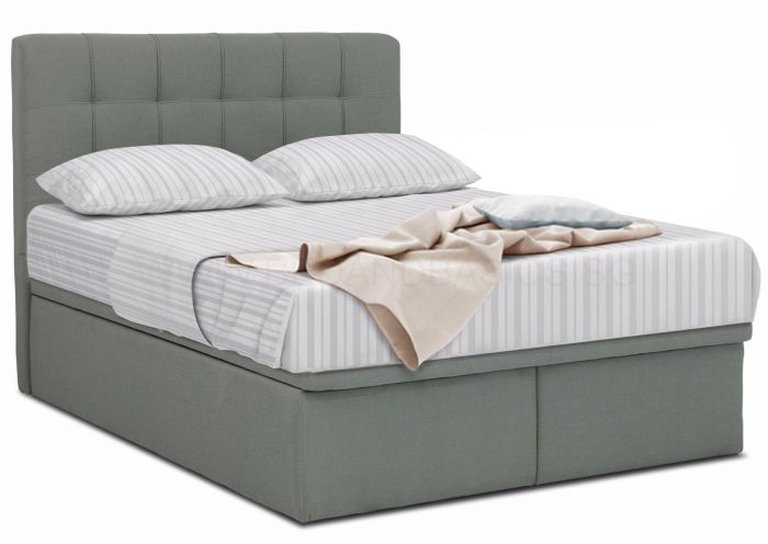 Fuller Fabric Storage Bed Frame Beds, Living Spaces Queen Bed Frame With Storage