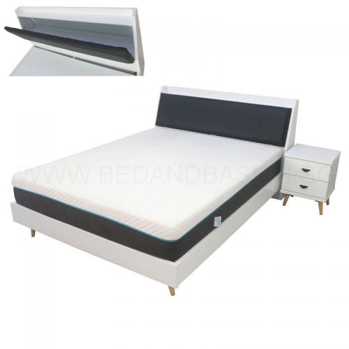 Halden Bed Frame Queen Size Bedroom, Queen Bed Frame For Boxspring And Mattress