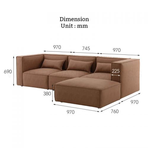 Mod Modular Sofa Living Room, Leather Or Fabric Sofa Singapore