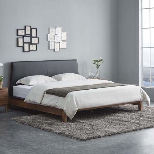 Parco Ash Wood Bed Frame Bedroom, Average Size Of A King Bed Frame In Cm Singapore
