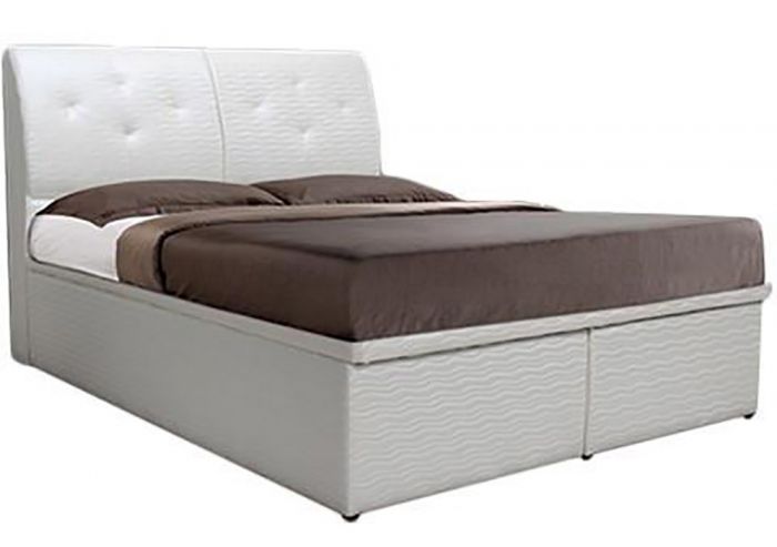 Sheldon Faux Leather Storage Bed Frame, Faux Leather Storage Beds