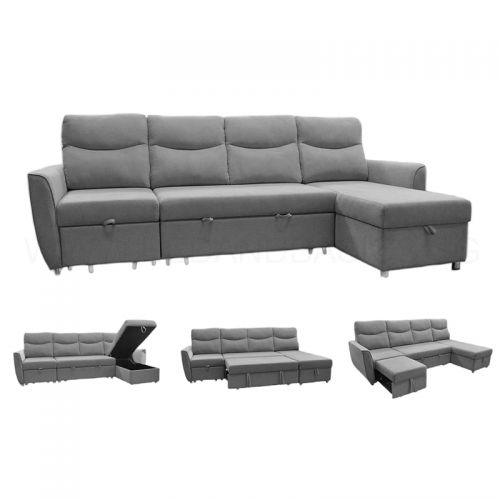 Treves 4 Seater Extendable Sofa Bed