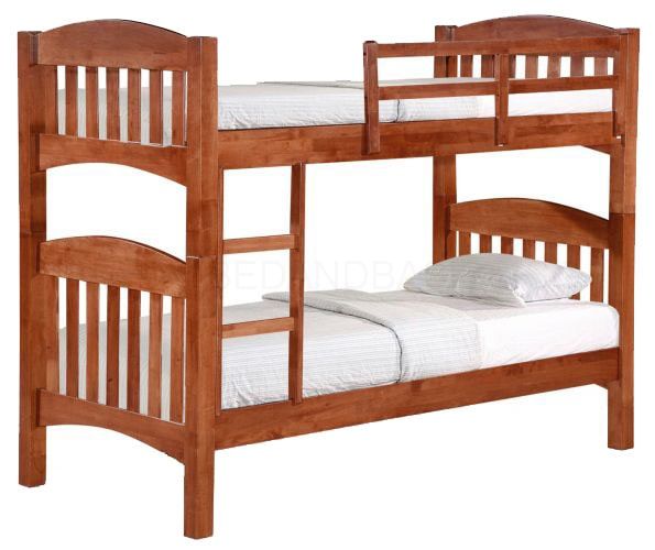 Woods Double Decker Wooden Bed Frame Iv Double Deck Bed Loft Bed Singapore Bedandbasics
