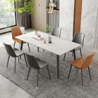 Cleo Sintered Stone Dining Table with 4 Chairs