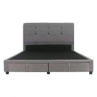 Lois Fabric Storage Bed Frame