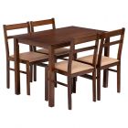 Mady Dining Set with 4 Chairs