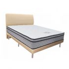 Maxcoil Ortho Luxury Mattress + Fabric Bed Frame Set