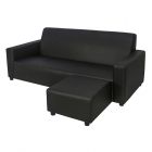 Tess 3 Seater Leather Sofa