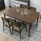 Verlon Solid Wood Dining Table Set 1