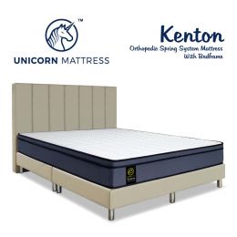 Unicorn Kenton Spring Mattress + Bed Frame Bundle