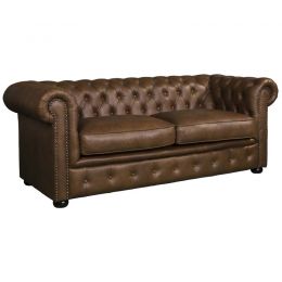 Hillsborough Chesterfield Sofa (Full Buffalo Leather)