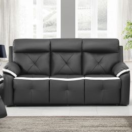 Arnatt Leatherette Recliner Sofa