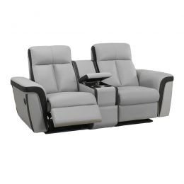 Brastow Leather Recliner Sofa