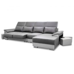 Corlene Extendable Seats Sofa  (Tech Fabric)