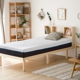 Cuenca Bed Frame with Headboard + The Nuloft Mattress (JP Size)