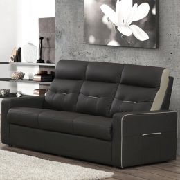Deena Leatherette Recliner Sofa