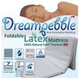 Dreampebble Foldable Latex Mattress (Single Size)