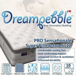 Dreampebble Pro Sensationale NF12 Super Pillow-Top Mattress