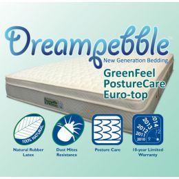Dreampebble GreenFeel Posture Care Spring Euro-Top Mattress