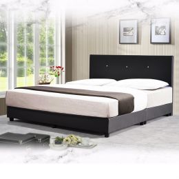 Estrid Leatherette Bed Frame