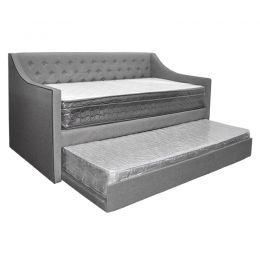 Gresham Fabric Daybed Pull Out Bed Frame