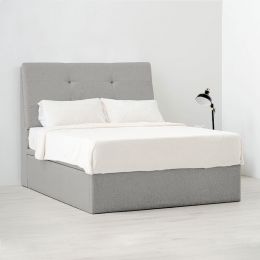 HOLMVAM Storage Bed Frame (Stain-Resistant Fabric)