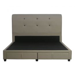 Lois Faux Leather Storage Bed Frame