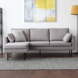 Luna L Shaped Sofa - Water Repellent Fabric