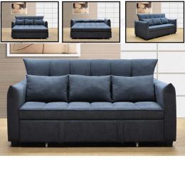 Mateo Extendable Sofa Bed (Velvet)