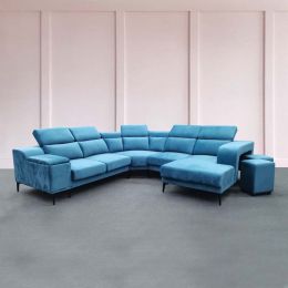 Miura Sliding Seat Sofa (Velvet)