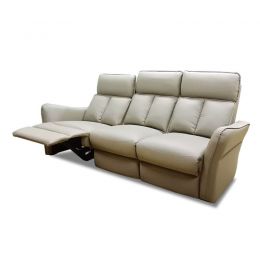 Courtney Leatherette Recliner Sofa