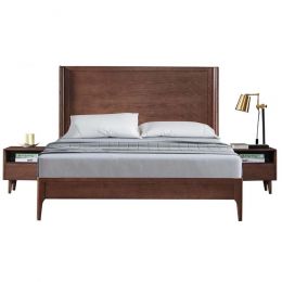 Orza Solid Ash Wood Bed Frame