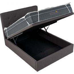 Rikku Fabric Storage Bed Frame (Many Headboard Choices)