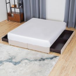 Stefan Fabric Drawer Bed Frame