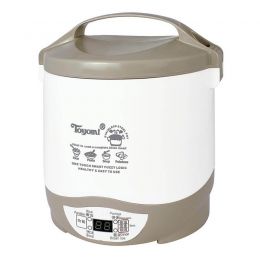 TOYOMI 0.6L Mini Rice Cooker with Stainless Steel Pot RC 616 