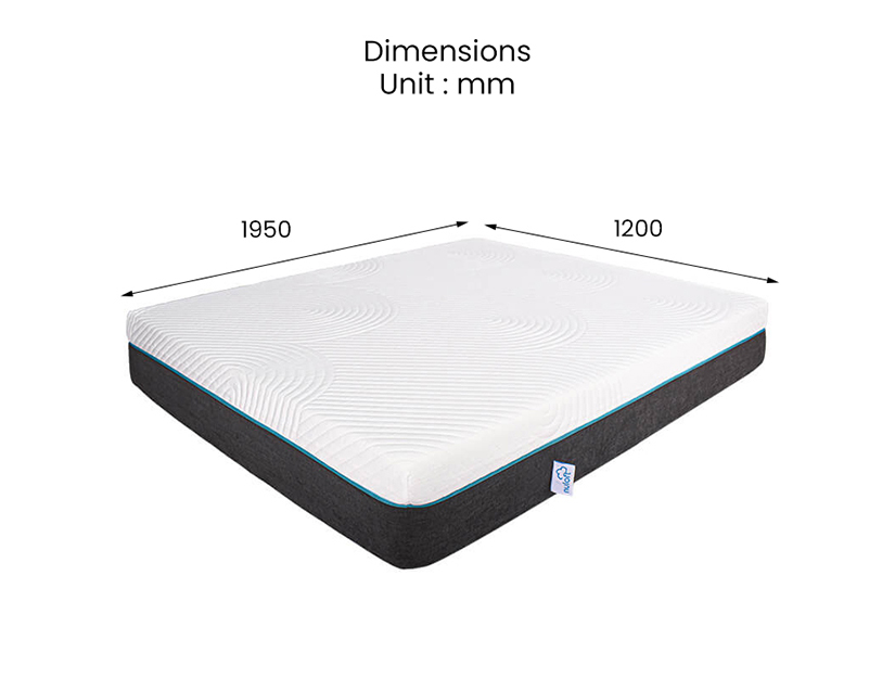 The mattress dimension