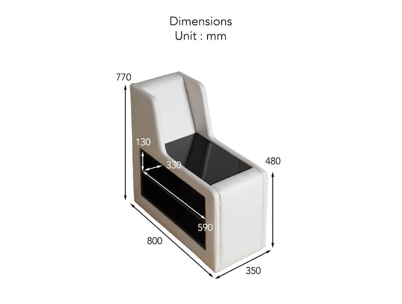 Side table dimensions