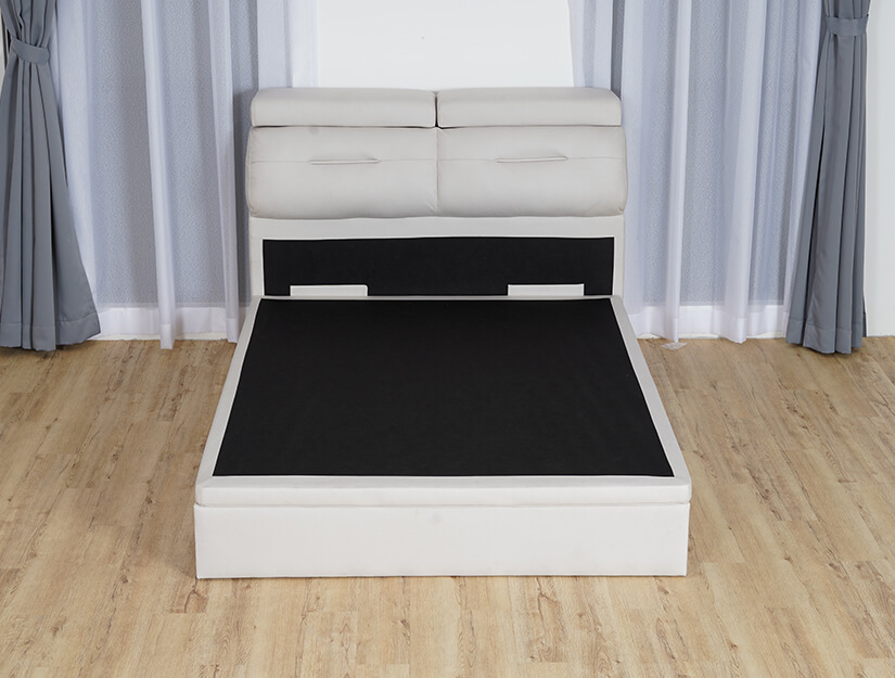 Wooden mattress base. Sturdy and stable. Suitable for all mattress types.