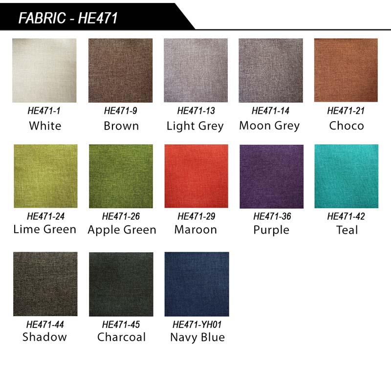 The Lucy Bed Frame color options.