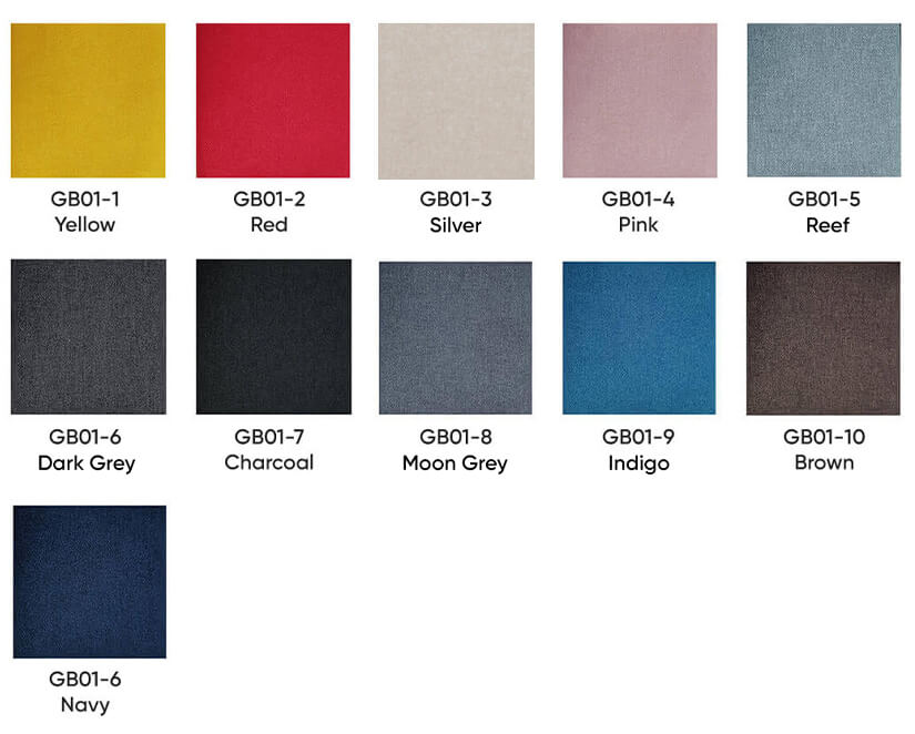 The color options of the bed frame