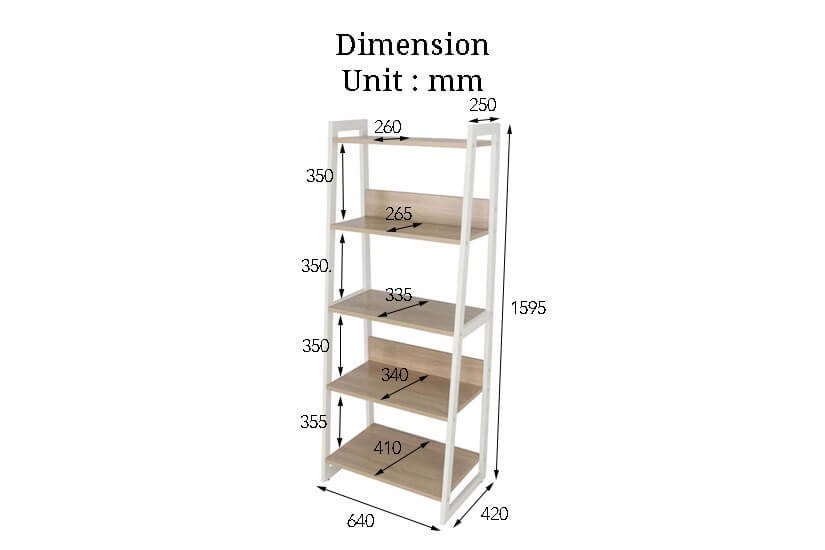 The Dimensions of the Marja Display Bookshelf. Buy online the finest collection of living room furniture in SG.