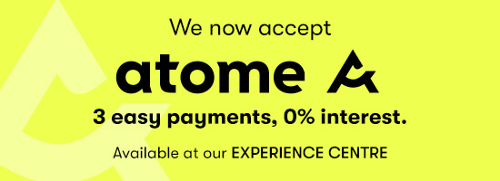 Atome instalment plan now accepted in-store.
