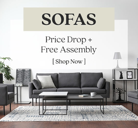 Sofa Price Drop & Free Assembly