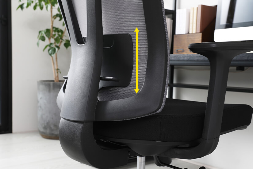 Enhanced backrest with lumbar support. Engineered for comfort. Adjust it to your preferred height. Recline and relax.
