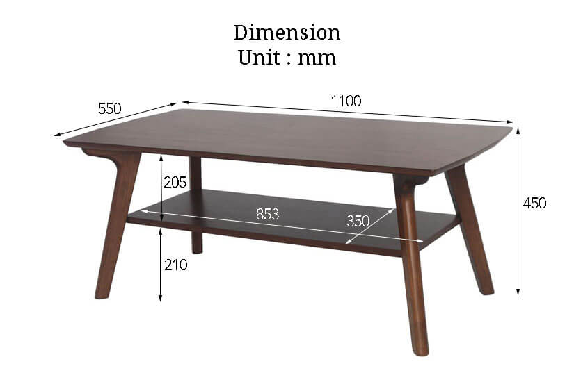 The Dimensions of the Bristol Coffee table. Buy online the finest collection of living room furniture in SG.