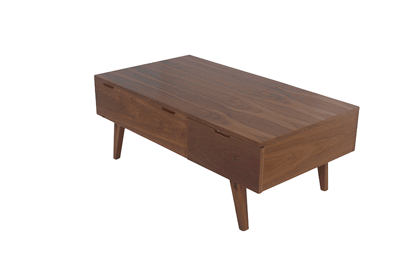 Experience functionality with this coffee table.