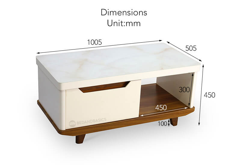 Emile Coffee Table Dimensions