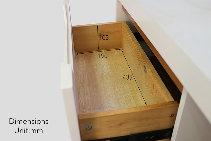 Emile Pull-out drawer dimensions