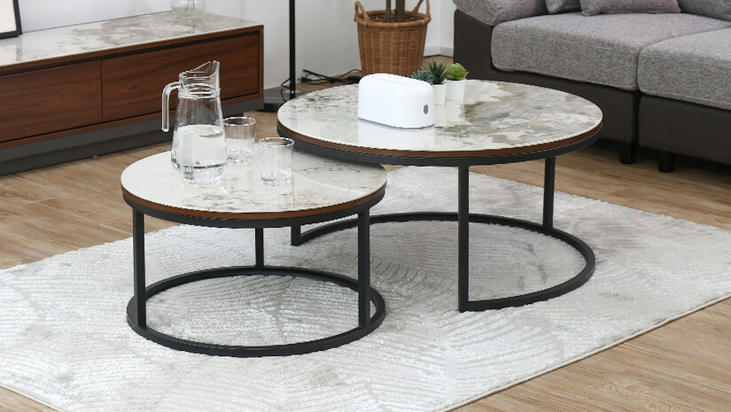 A coffee table that exudes elegance and class. 